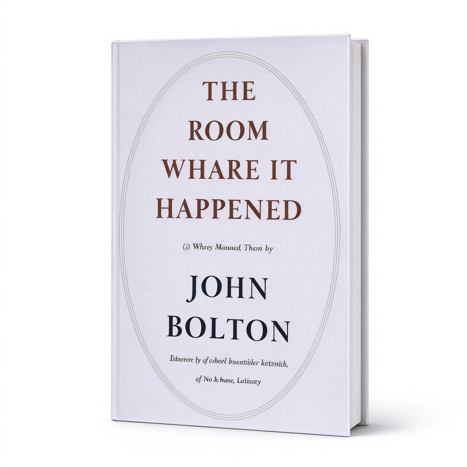 年度最关注图书The Room Where It Happened A White House Memoir (John Bolton) 全五种格式原影高清前W H